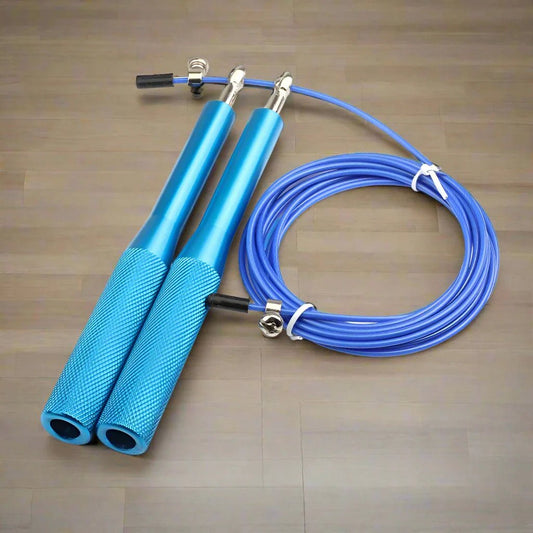 Corde à Sauter - JumpRopeCrossfit™ - Bleu - Abeillefitness